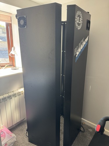 Black shadow sunbed vertical - black,